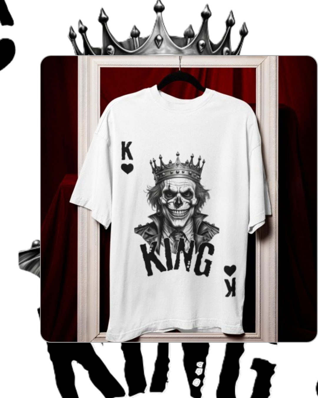 King | Oversized | Premium Unisex Graphic T-shirt
