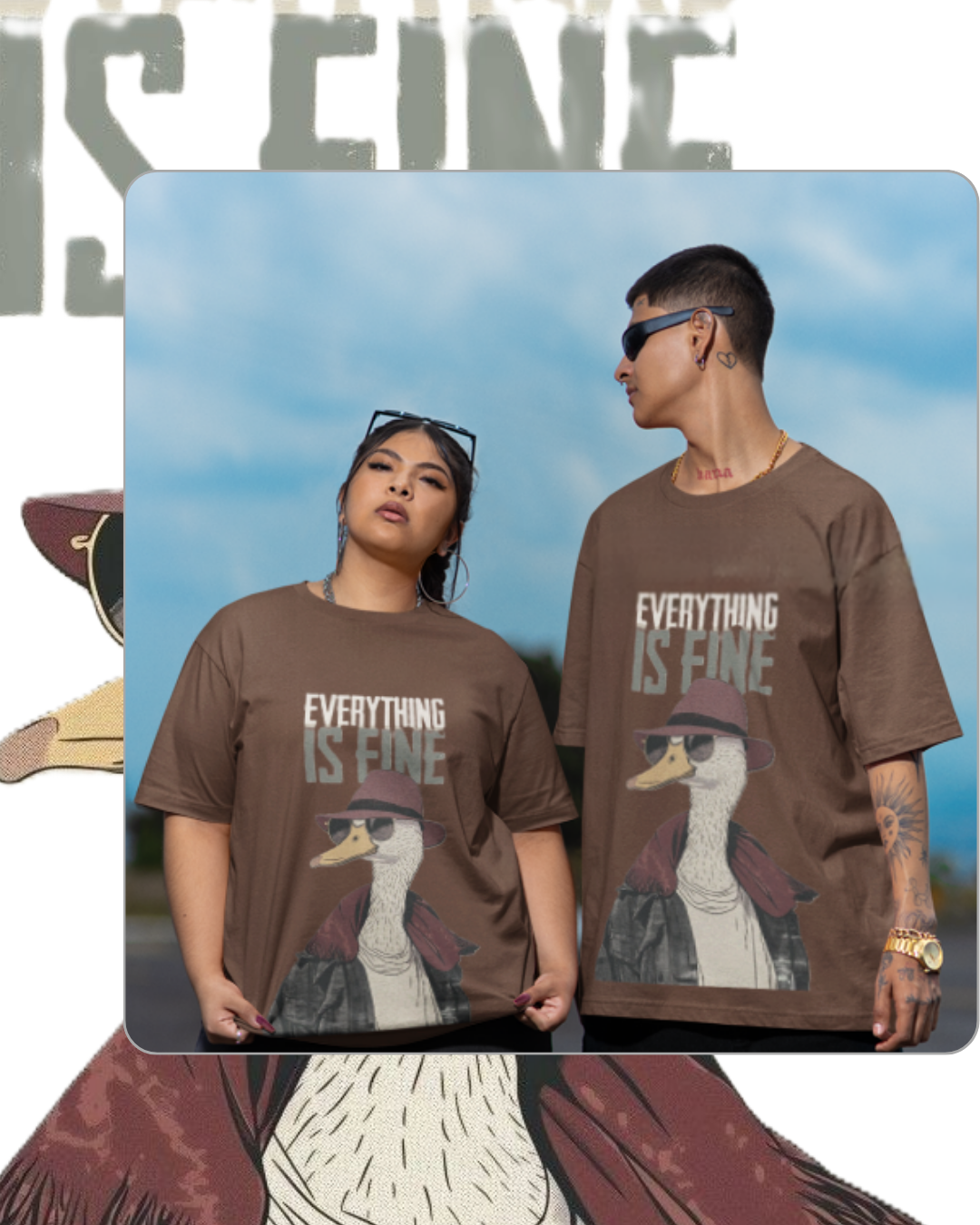 Calm | Oversized | Premium Unisex Graphic T-shirt