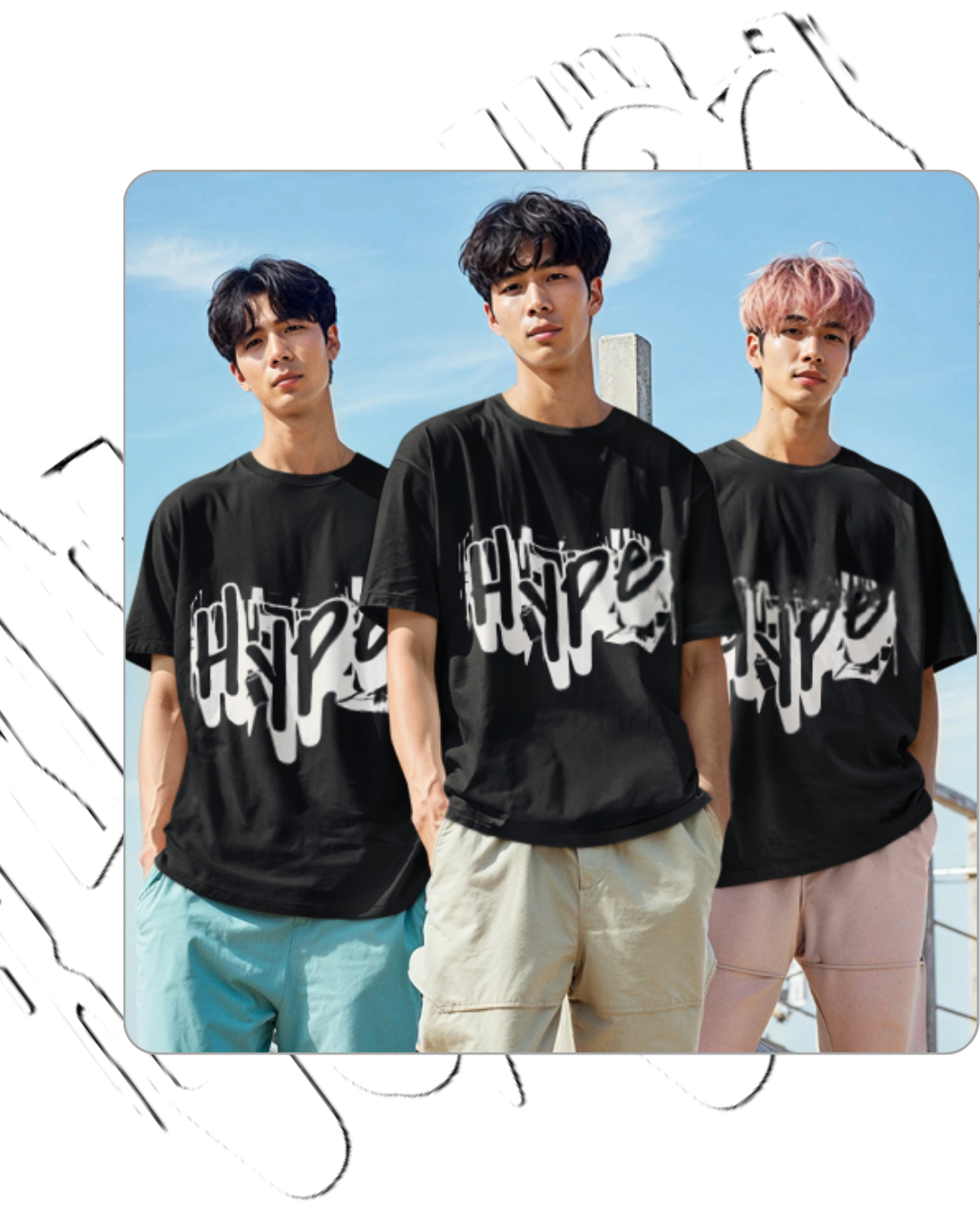 Hype | Oversized | Premium Unisex Graphic T-shirt