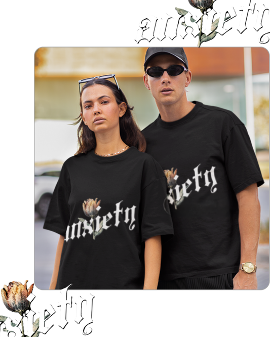 Anxiety | Oversized | Premium Unisex Graphic T-shirt