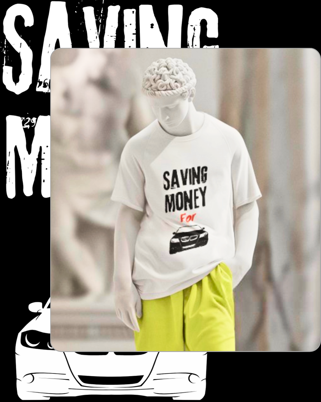 Dream BMW | Oversized | Premium Unisex Graphic T-shirt