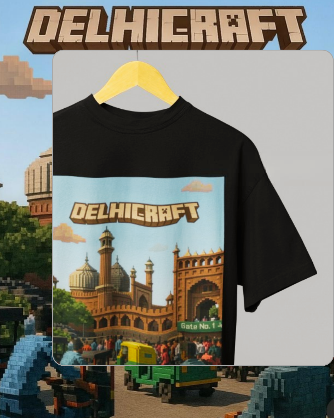 Delhi | Oversized | Premium Unisex Graphic T-shirt