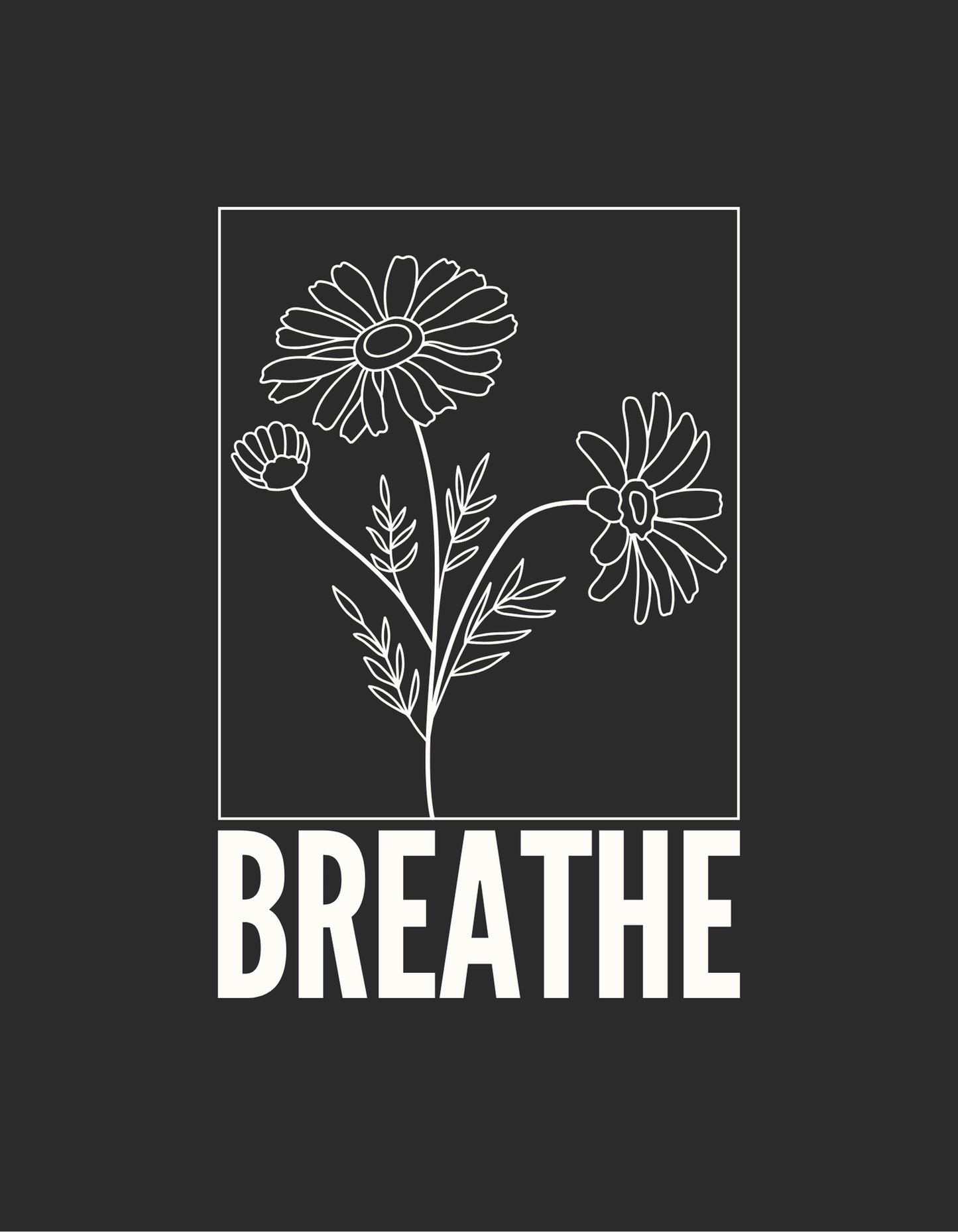 Breathe | Oversized | Premium Unisex Graphic T-shirt