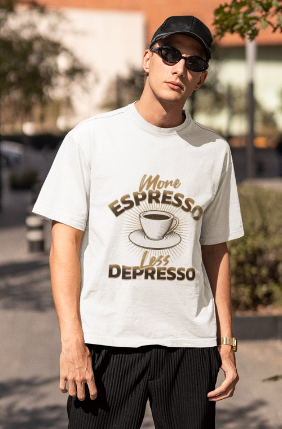Espresso | Oversized | Premium Unisex Graphic T-shirt
