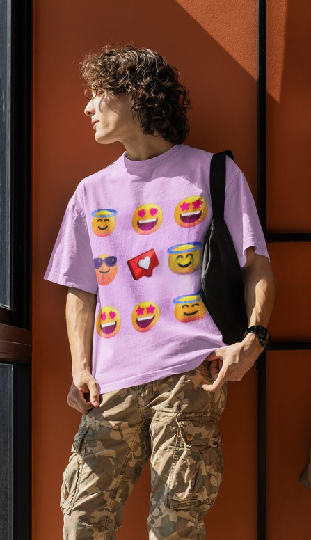 Emojis | Oversized | Premium Unisex Graphic T-shirt