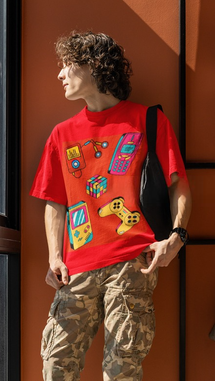 Iconic Gadgets | Oversized | Premium Unisex Graphic T-shirt