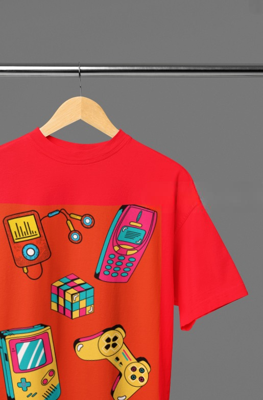 Iconic Gadgets | Oversized | Premium Unisex Graphic T-shirt