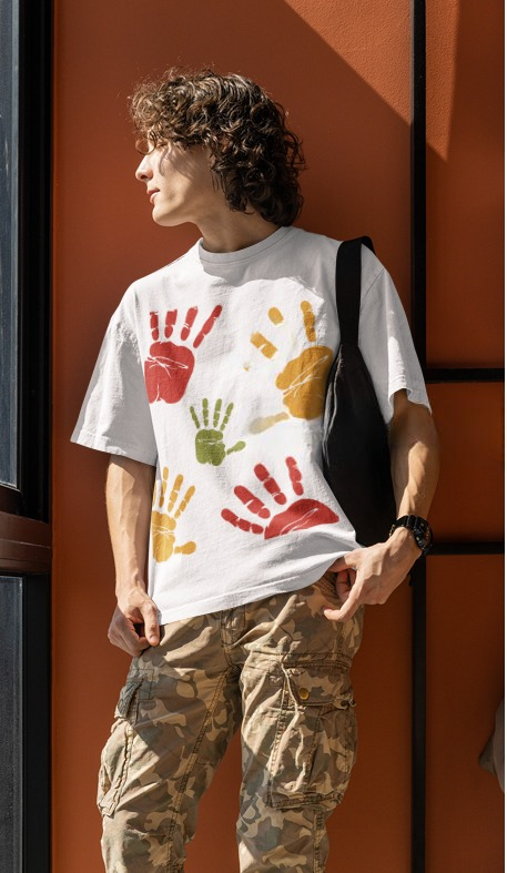 HighFive | Oversized | Premium Unisex Graphic T-shirt