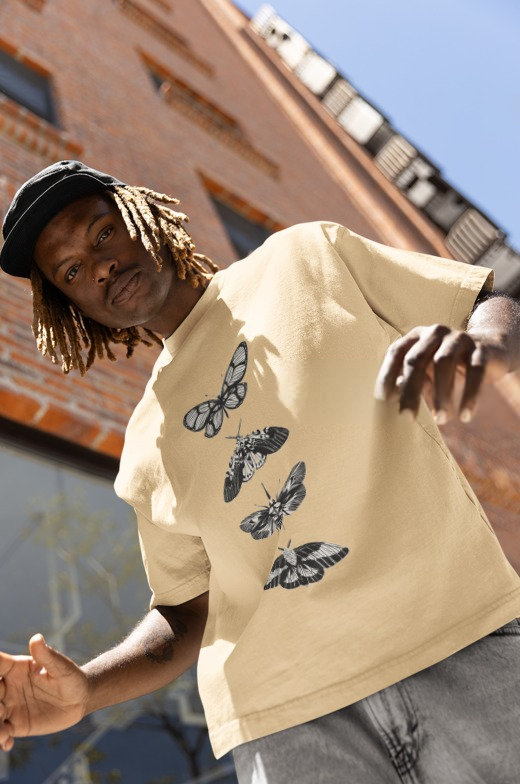 Butterfly | Oversized | Premium Unisex Graphic T-shirt