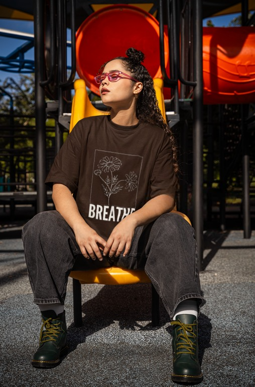 Breathe | Oversized | Premium Unisex Graphic T-shirt