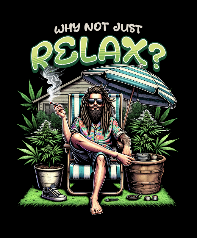 Relax | Oversized | Premium Unisex Graphic T-shirt
