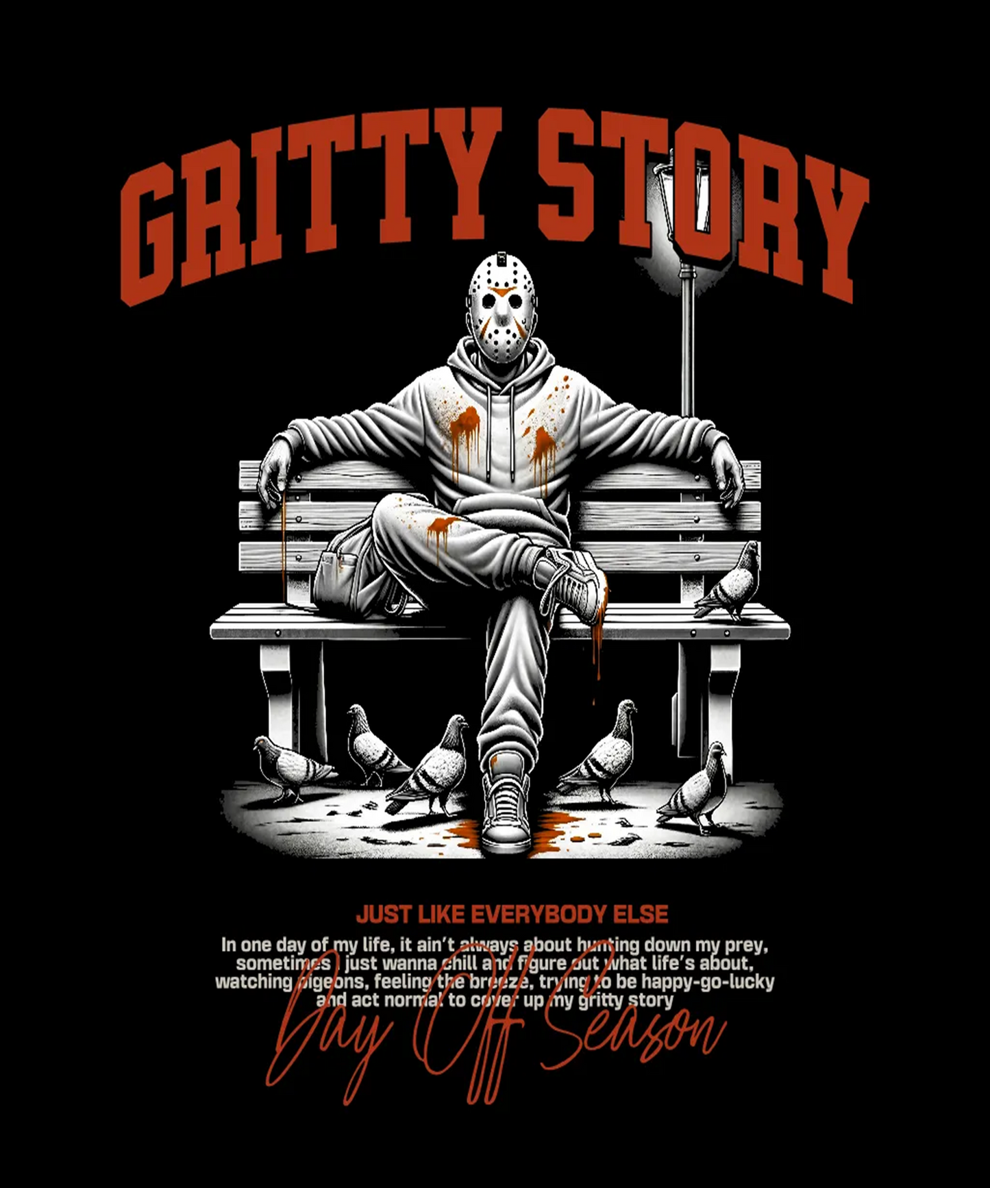 Gritty Story | Oversized | Premium Unisex Graphic T-shirt