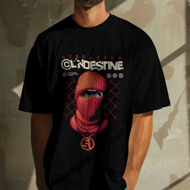 Keep Secret | Oversized | Premium Unisex Graphic T-shirt