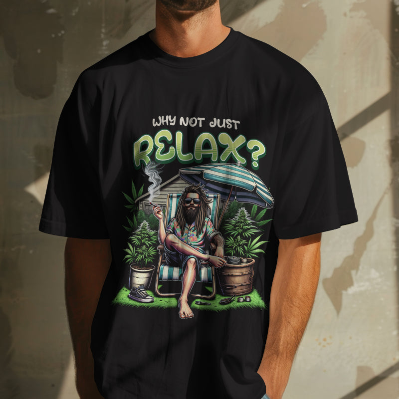 Relax | Oversized | Premium Unisex Graphic T-shirt