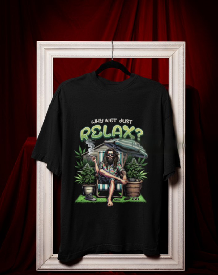 Relax | Oversized | Premium Unisex Graphic T-shirt