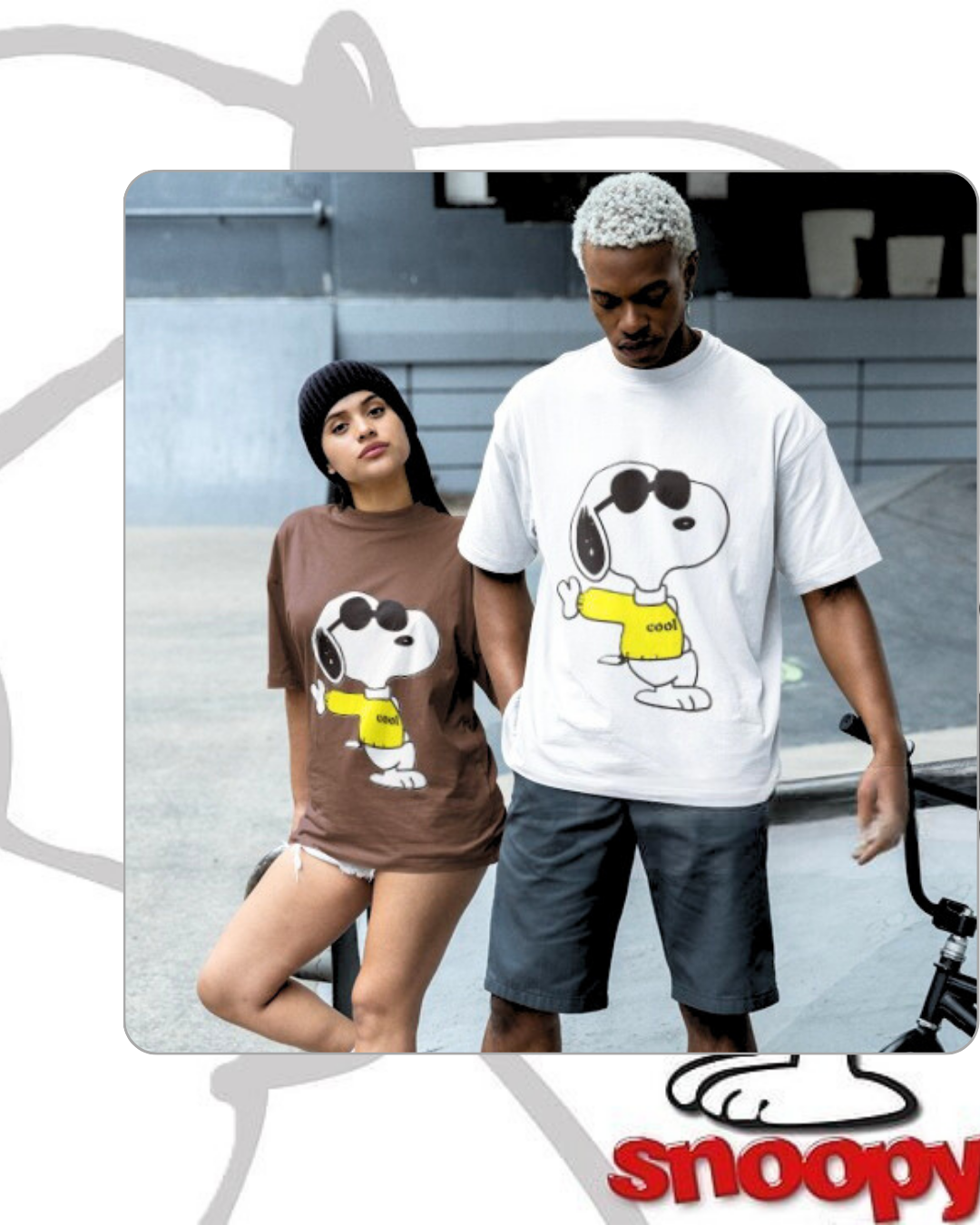 Snoopy | Oversized | Premium Unisex Graphic T-shirt