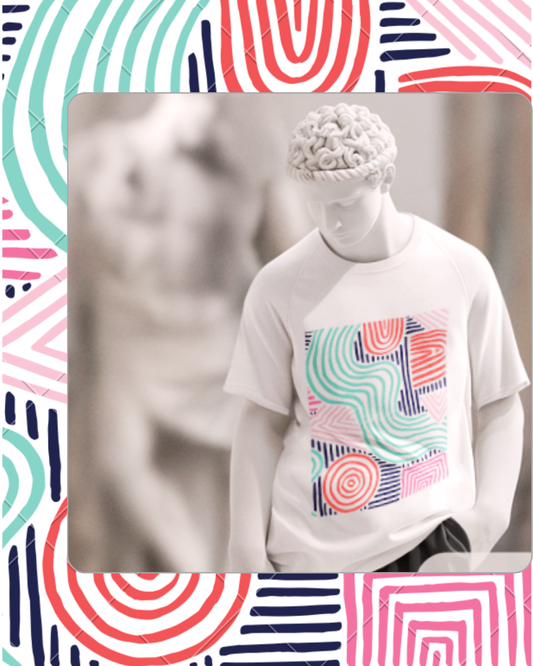 Abs-tract | Oversized | Premium Unisex Graphic T-shirt