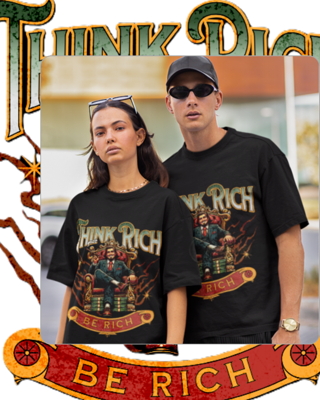 Rich | Oversized | Premium Unisex Graphic T-shirt