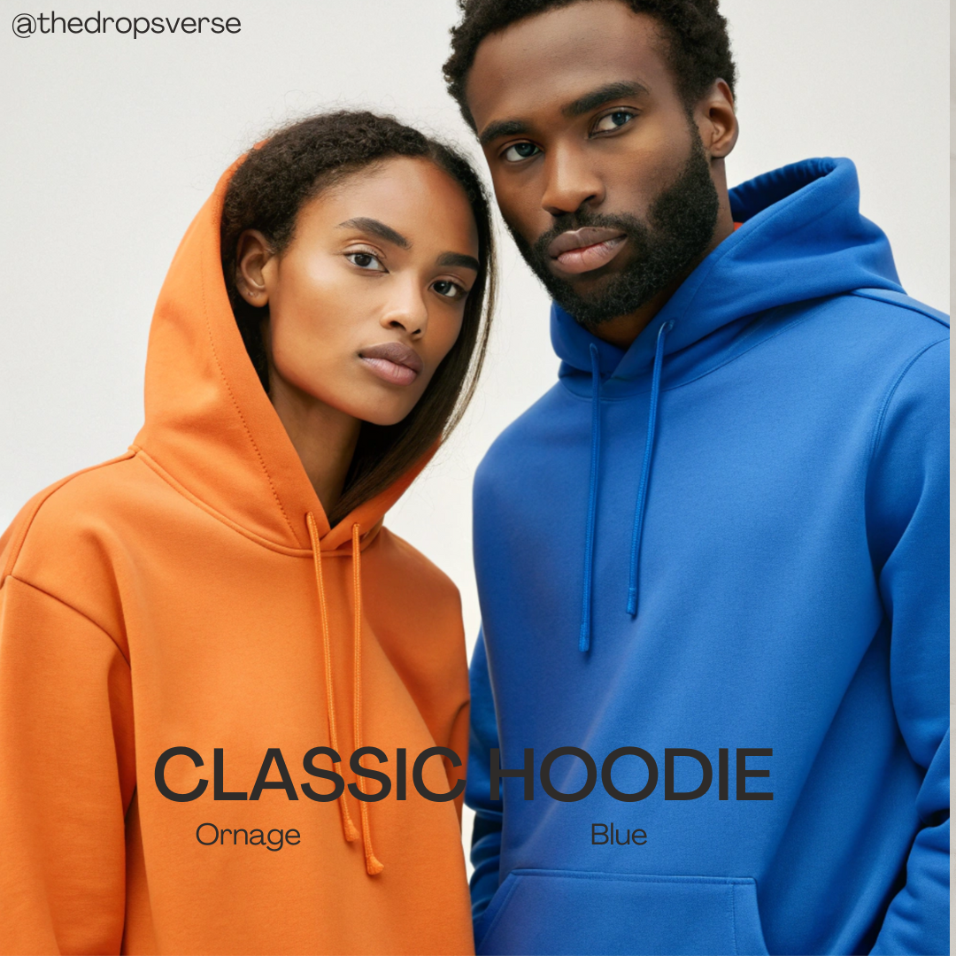 Classic Hoodie | Oversized | 450 GSM | Unisex