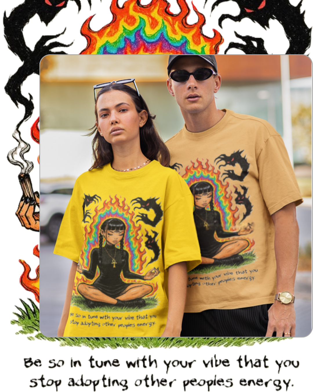 Energies | Oversized | Premium Unisex Graphic T-shirt