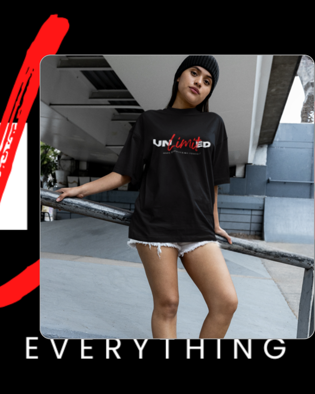 Unlimited | Oversized | Premium Unisex Graphic T-shirt