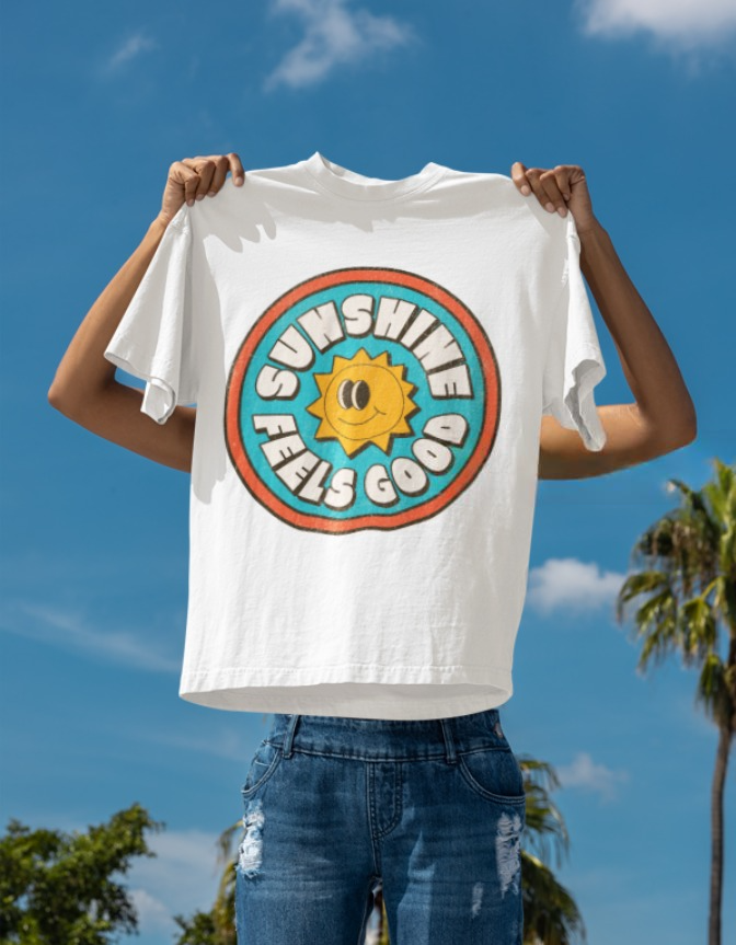 Sunshine | Oversized | Premium Unisex Graphic T-shirt
