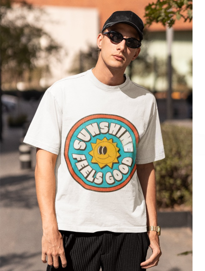 Sunshine | Oversized | Premium Unisex Graphic T-shirt