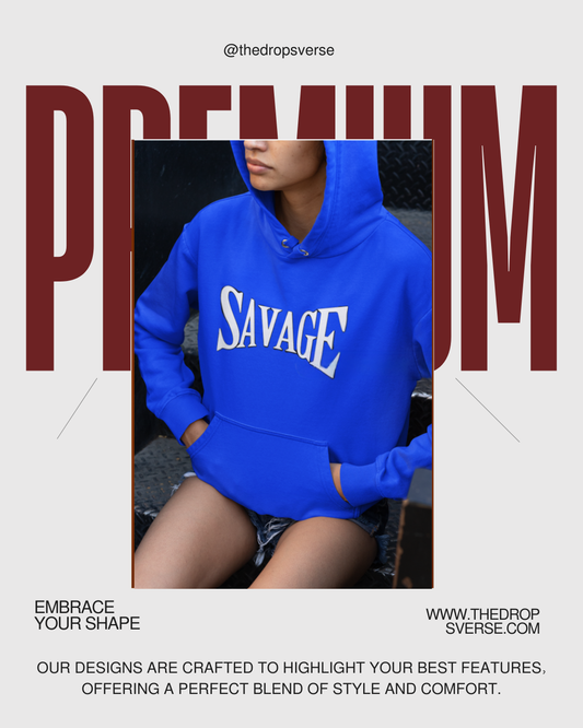 Classic SaVaGe Hoodie | Oversized | 450 GSM | Unisex