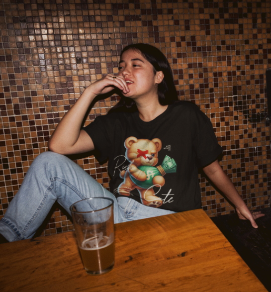 Rich & Cute | Oversized | Premium Unisex Graphic T-shirt