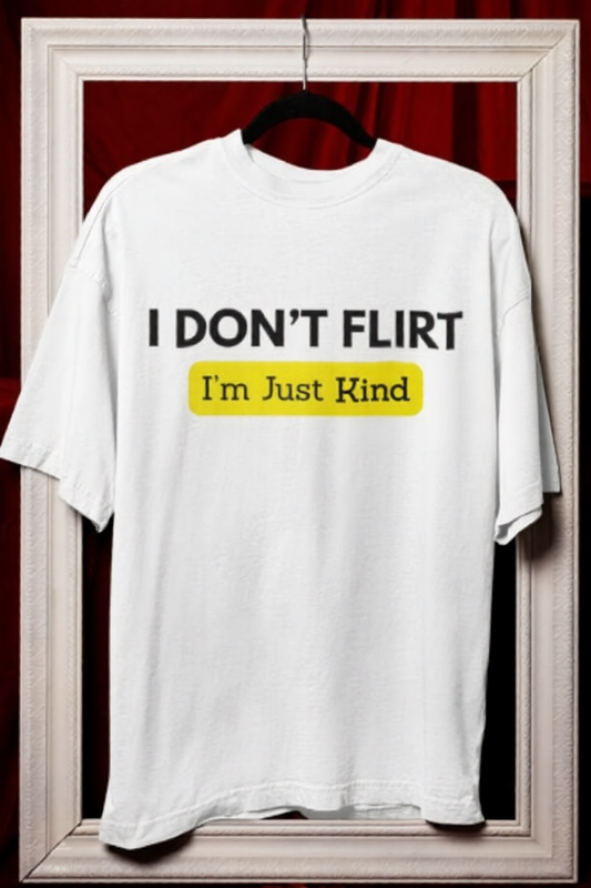 Flirt | Oversized | Premium Unisex Graphic T-shirt