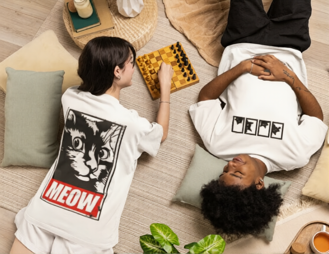 Meow | Oversized | Premium Unisex Graphic T-shirt