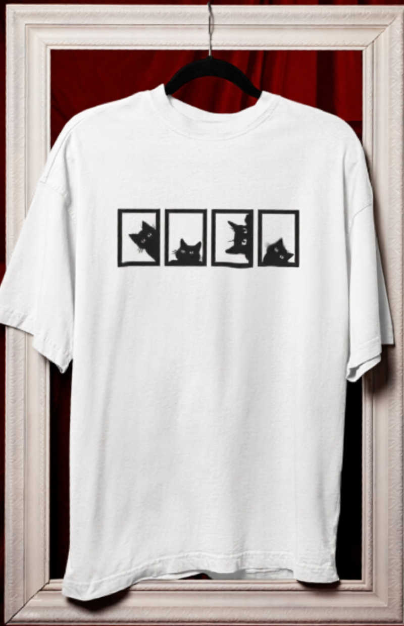 Meow | Oversized | Premium Unisex Graphic T-shirt