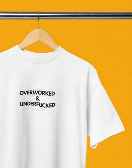 Overworked | Oversized | Premium Unisex Graphic T-shirt