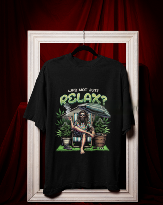 Relax | Oversized | Premium Unisex Graphic T-shirt