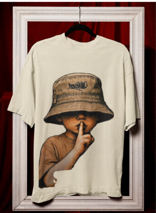 Shhhh | Oversized | Premium Unisex Graphic T-shirt