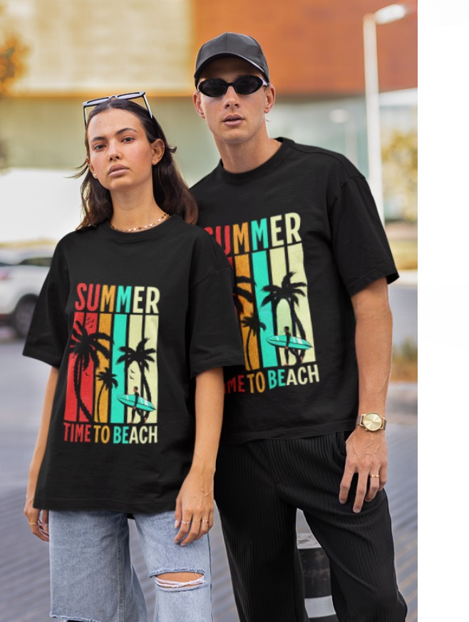 Summer | Oversized | Premium Unisex Graphic T-shirt