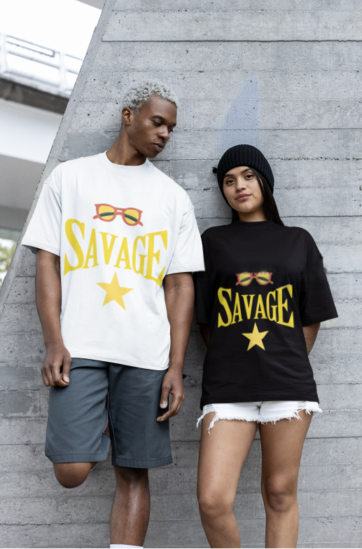 Savage | Oversized | Premium Unisex Graphic T-shirt