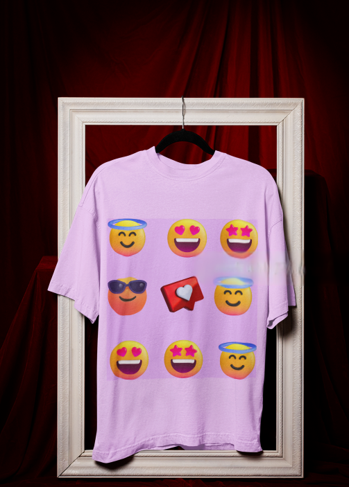 Emojis | Oversized | Premium Unisex Graphic T-shirt